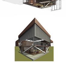 Modelado Casa Domestika. Projekt z dziedziny 3D,  Architektura, Architektura c, frowa, Architektura wnętrz,  Modelowanie 3D i Wizualizacja architektoniczna użytkownika Alberto Ochoa - 21.10.2025