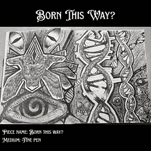 Born this way? A personal Project Nov 2024. Un progetto di Illustrazione tradizionale, Design, Creatività, Bozzetti e Arte Terapia di Ryker Jaxson Lonehardt - 21.10.2025