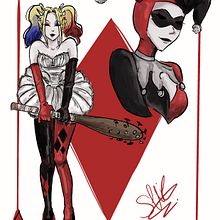Harley Quinn . Projekt z dziedziny Ilustracja c, frowa i Design użytkownika Sheila Jaime Moya - 21.10.2025