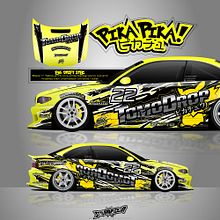 BMW E46 drift spec.. Un proyecto de Diseño gráfico, Ilustración digital, Dibujo digital y Animación 2D de kg_the_design3r - 21.10.2025
