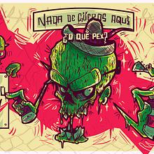 RIFANDO POR TODOS LADOS. Projekt z dziedziny Projektowanie graficzne, Ilustracja c, frowa i Projektowanie produktowe użytkownika Luis Ángel Estrada Rosales - 22.10.2025