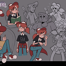 N / A. Un proyecto de Diseño de personajes, Dibujo digital, Ilustración digital e Ilustración tradicional de cleocharity - 23.10.2025