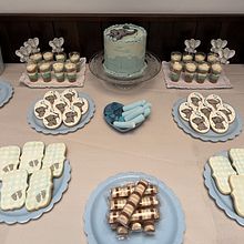 Baby shower  . % Gloria Santos Rivas tarafından hazırlanan Kurabi, Ve e süsleme projesi - 10.24.2025
