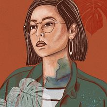 Auto-Portrait d'une âme libre. Projekt z dziedziny Grafika wektorowa, Ilustracja c i frowa użytkownika aliciagraphicdesign - 25.10.2025