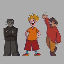 Diseño de personajes con anatomía estilizada. Projekt z dziedziny Projektowanie postaci,  R, sunek, R, sunek anatomiczn, Trad, c i jna ilustracja użytkownika santiago casco - 26.10.2025