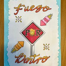 Fuego por dentro. Un proyecto de H, lettering y Lettering de andrealabarcesblanco - 26.10.2025