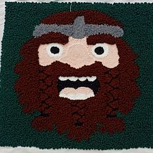 Almohadon Vikingo  . % Jennifer Araneda tarafından hazırlanan Nakış, Dekoras, on, Delme İğnesi, Ve Tekstil Tasarımı projesi - 10.26.2025