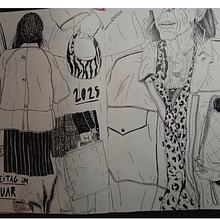 Straßen im Januar. Projekt z dziedziny  R, sunek, Trad, c, jna ilustracja i Sketchbook użytkownika Stephanie Goldenbaum - 26.10.2025