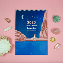Tidal Pools Calendar. Digital Illustration, Drawing, Graphic Design, Design, Creativit, Decoration, Digital Drawing, Digital Design, Interior Decoration, Product Photograph, T, pograph, Design, and Portfolio Development project by Charlotte Skerratt - 10.31.2025