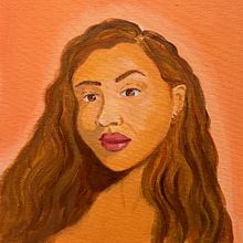 Meu espelho . Acr, lic Painting, Painting, and Self-Portrait Photograph project by desirequeiroz - 10.31.2025