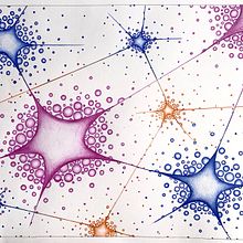 Elementos del diseño - Conexión. Graphic Design, Drawing, and Concept Art project by Antonia Carvajal - 11.02.2025