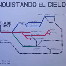 Santiago + . Drawing, and Design project by oliver_alarcon_p - 11.03.2025