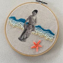 Bordando un recuerdo . Collage, DIY, Embroider, Printing, and Textile Design project by Diana Ochoa - 11.04.2025