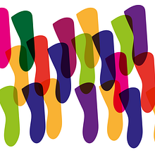 Abstracción: multitud . Graphic Design project by ivanna_baron_h - 11.04.2025