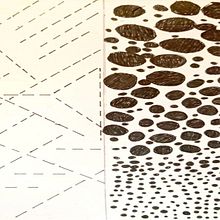 Ejercicio líneas discontinuas: plano + punto. Arts, and Crafts project by maria_mardones_s - 11.04.2025