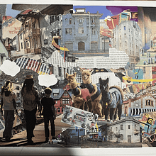 COLLAGE CIUDAD VIBRANTE. Design project by carolinaoyarce07 - 11.04.2025