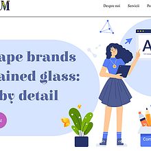 Website for Vitralium Agency. Desenvolvimento de portfólio, e Web Design projeto de Delia Mărtinaș - 04.11.2025