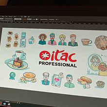 Itac professional . Ilustração digital, Desenho, Design gráfico, Artes plásticas, e Design projeto de soliman sifontes alvarez - 05.11.2025