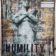 Humility | Mixed Media Analog Collage. Een project van Collage, Papercraft, Stor, telling,  Creativiteit y  Beeldende kunst van Lilly Skye - 06.11.2025