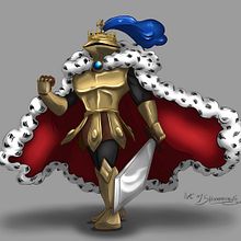 Concept Art de The King (Personaje Original). Een project van Ontwerp van personages,  Concept art, Digitale tekening, Digitale illustratie,  Digitaal schilderij y Traditionele illustratie van Catalina Arlette Vega Salinas - 07.11.2025