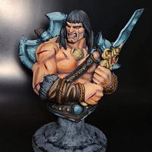 Conan the Barbarian. Artesanato, Pintura decorativa, Artes plásticas, e Escultura projeto de Diogo Meirinhos - 17.11.2025