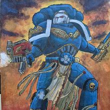 Malum Caedo Warhammer 40k Boltgun. Acr, lic Painting, Character Design, and Painting project by Diogo Meirinhos - 11.17.2025