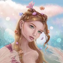 Digital Fantasy Portrait. Een project van  Tekening,  Portrettekening, Digitale tekening, Digitale illustratie y  Digitaal schilderij van Lauren - 18.11.2025