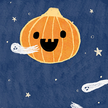 Halloween spooky video. 2D Animation, Animation, and Digital Illustration project by Katerina Grekhova - 11.18.2025