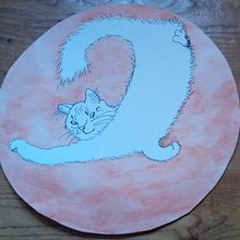 Stretching cats. Un proyecto de Dibujo, Ilustración tradicional, Ilustración con tinta, Pintura, Pintura a la acuarela e Ilustración naturalista				 de de_9 - 18.11.2025