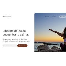 Landing Page - Estudio de Yoga. UX / UI, Web Design, Mobile Design, Design digital, Design de apps, e Design de produto digital projeto de Noe Audisio - 22.11.2025