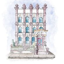 Expressive Architectural Sketching - NY inspired town-home. Architectural Illustration, Drawing, Ink Illustration, Sketchbook, and Sketching project by Gosia Kieliszek - 11.24.2025