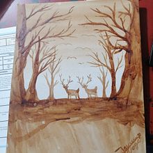 Otoño en el bosque . % Jhavy Vega Cordova tarafından hazırlanan Sanat ve El Sanatları projesi - 11.26.2025