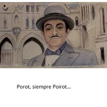 Poirot, siempre Poirot. Un projet de Illustration traditionnelle, Beaux Arts, Peinture , et Aquarelle de Bea Diaz Ruggiero - 02.12.2025