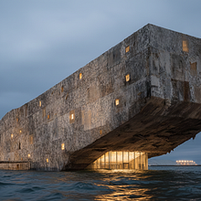 Oceanic Parliament. Een project van 3D, Motion Design met AI, AI Ontwerp, Architectuur, Architecturale visualisatie, Kunstmatige Intelligentie,  Ontwerp, Digitaal ontwerp, Stor, telling, Tekst, Stor y telling met AI van Imola Koós - 03.12.2025