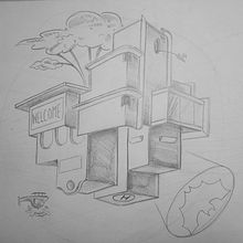 Dibuix artístic - Perspectiva. Un proyecto de Ilustración tradicional, Dibujo a lápiz y Dibujo de Laia Cuesta Z. - 03.12.2025