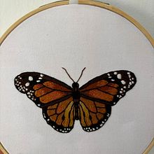 Needle painting . Embroider, Traditional illustration, and Textile Design project by erii_ss - 12.07.2025