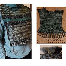 tejido de prenda en telar manual y experimentación con tensiones de trama y urdiembre. Un projet de Artisanat, Design , St, lisme, Art textile, Couture, Tissage , et Design textile de Bea Diaz Ruggiero - 07.12.2025