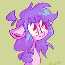 Pony rosa & lila . Digital Illustration, and Drawing project by Gabriela Sánchez Pérez - 12.09.2025