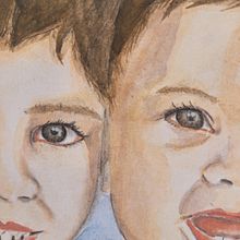 Um retrato com amor . Een project van Traditionele illustratie, Aquarelschilderen y  Portrettekening van Beatriz Peixoto - 11.12.2025