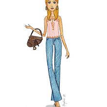 Fashion illustration final project. Ein Projekt aus dem Bereich Mode-Illustration von Angélica Isaza - 12.12.2025