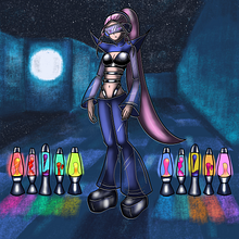 fantasia retrofuturista. Design de personagens, Desenho digital, Ilustração digital, Desenho, e Mangá projeto de Ignacia Ramírez Rivera - 12.12.2025