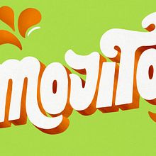 Proyecto de lettering | Cartel decorativo “Mojito”. Lettering, and Hand Lettering project by Raquel - 12.12.2025