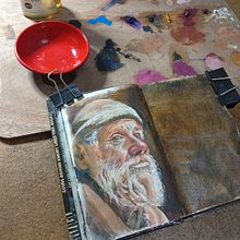 Anciano . Un progetto di Belle arti, Pittura ad olio e Pittura di Carlos Adrián De La Paz Almaraz - 12.12.2025