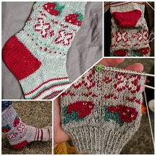 Aardbei sokken . Un progetto di Maglia di aardbeiz - 15.12.2025