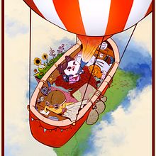 Chicks Hijacking a Balloon Ein Projekt aus dem Bereich Editorial Illustration von bugraaydin04 - 16.12.2025