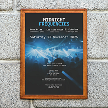 Nightclub Poster Design. Un progetto di Graphic design e Design di poster  di Lorna - 16.12.2025