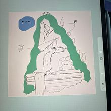 flying floating Island project. Un progetto di Illustrazione digitale, Disegno, Character design, Creatività, Design digitale, Instagram e Disegno artistico di Sara Giovannetti - 18.12.2025