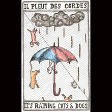 Está chovendo canivetes/ Está chovendo canivetes. Ilustração tradicional, Desenho, Ilustração com tinta, Ilustração infantil, Pintura em aquarela, Desenho a lápis, e Desenho com lápis de cor projeto de yogameditationbretagne - 20.12.2025