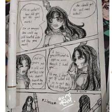 Good And Evil. Projekt z dziedziny Komiks, Ilustracja c, frowa,  R, sunek, Trad, c, jna ilustracja,  R, sunek atramentem, Manga, Narracja, Stor i board użytkownika yumo_art - 23.12.2025