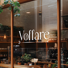 Vollare Coffee Bar - Branding Project Ein Projekt aus dem Bereich Br, ing und Identität, Design, Grafikdesign, Logodesign, T und pografisches Design von Andrews Camargo - 23.12.2025